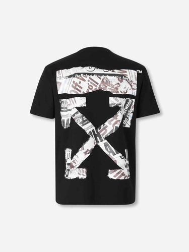 Off-White Hombre Barcelona Camiseta Cuello Redondo color Negro sku 553-004383 02 - Foto 2