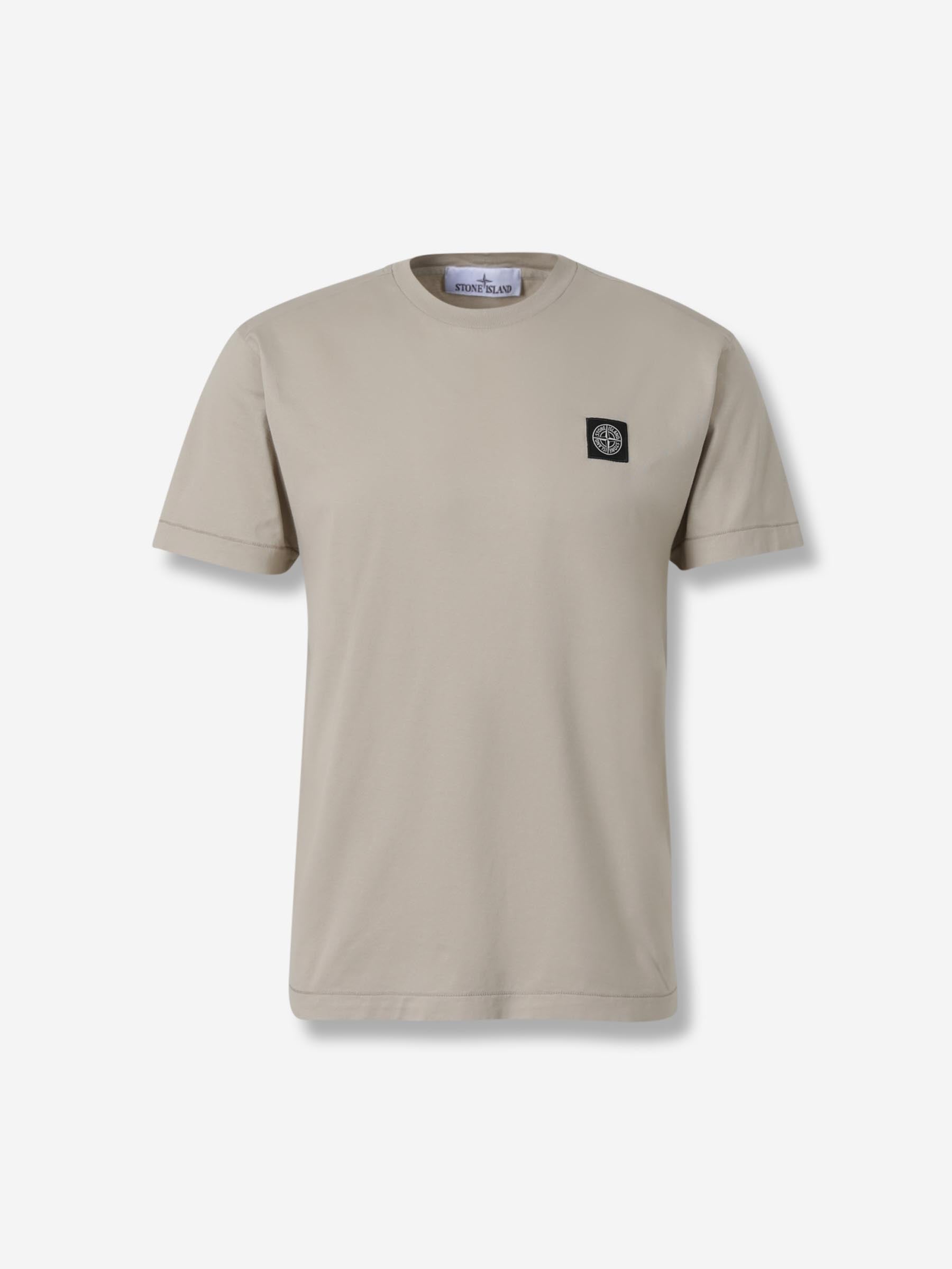 Stone Island Hombre Barcelona Camiseta Algodón Compass color Beige sku 553-004390 04 - Foto 1