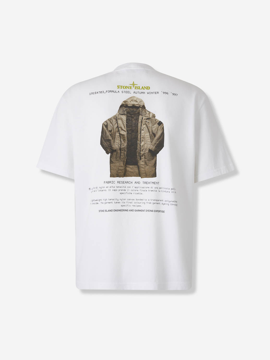 Stone Island Hombre Barcelona Camiseta de manga corta color Blanco sku 553-004391 01 - Foto 2