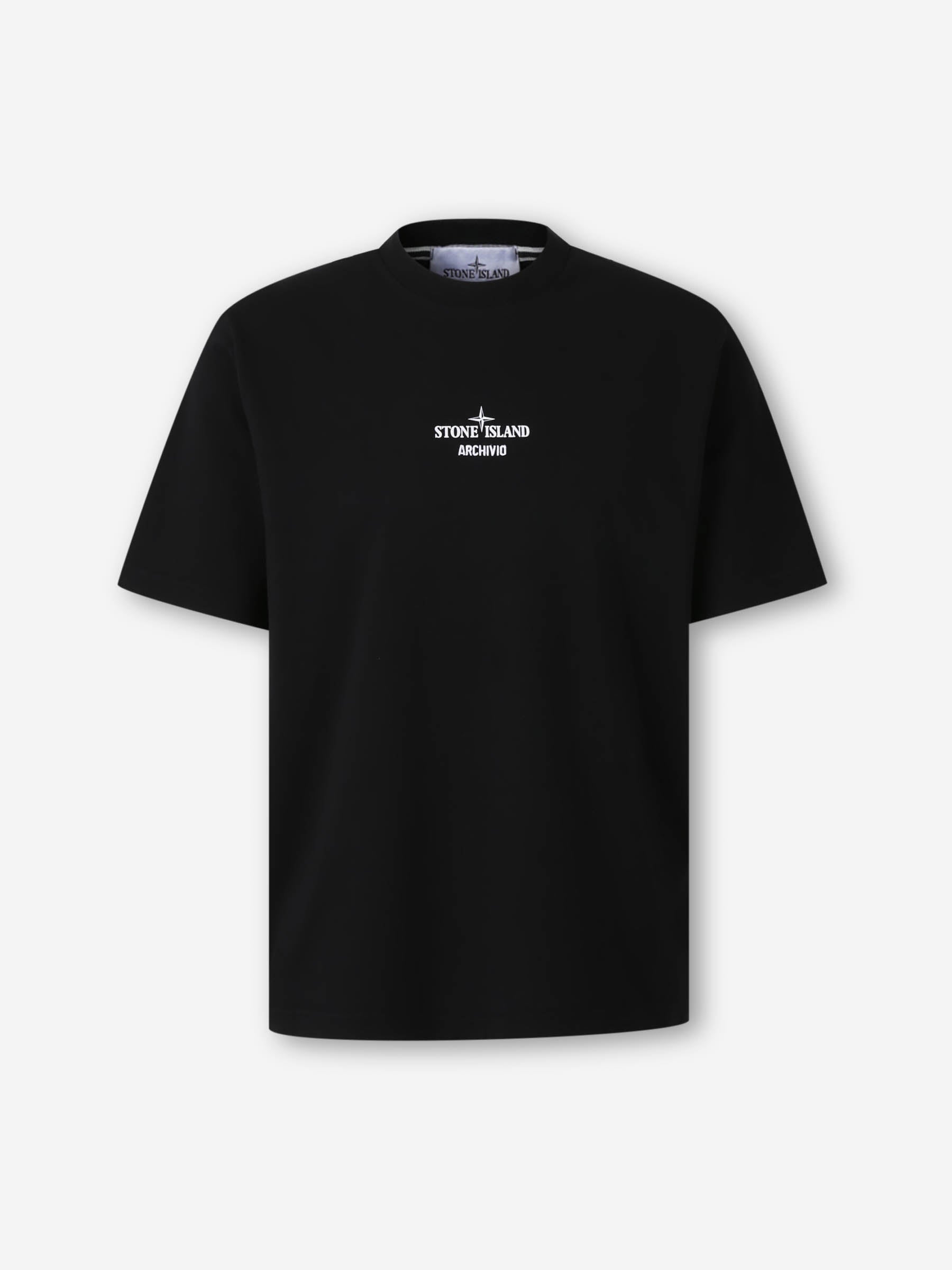 Stone Island Hombre Barcelona Camiseta Logo Algodón color Negro sku 553-004391 02 - Foto 1