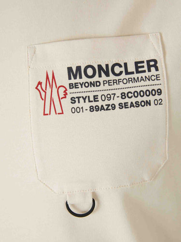 Moncler Grenoble Hombre Barcelona Camiseta Cuello Redondo color Beige sku 553-004401 01 - Foto 4