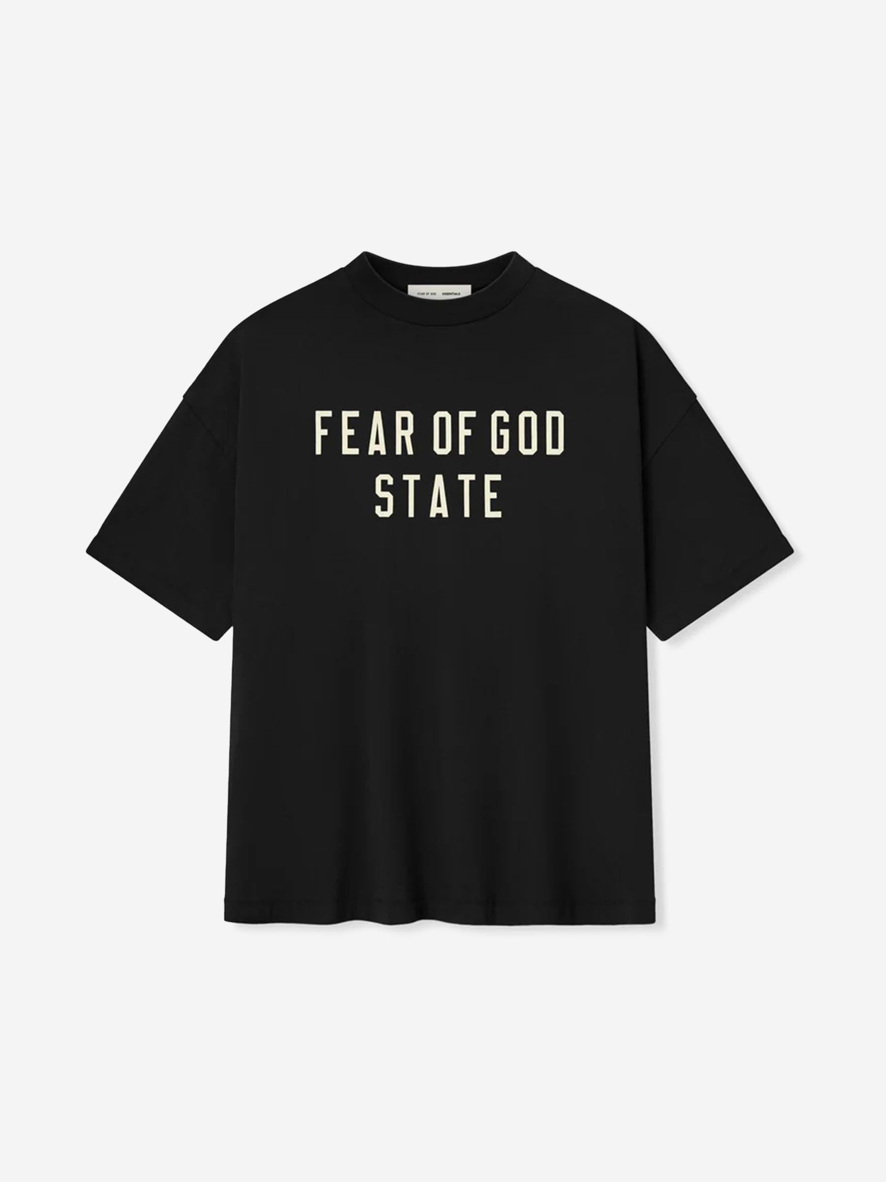 Fear of God Essentials Hombre Barcelona Camiseta Cuello Redondo color Negro sku 553-004404 01 - Foto 1