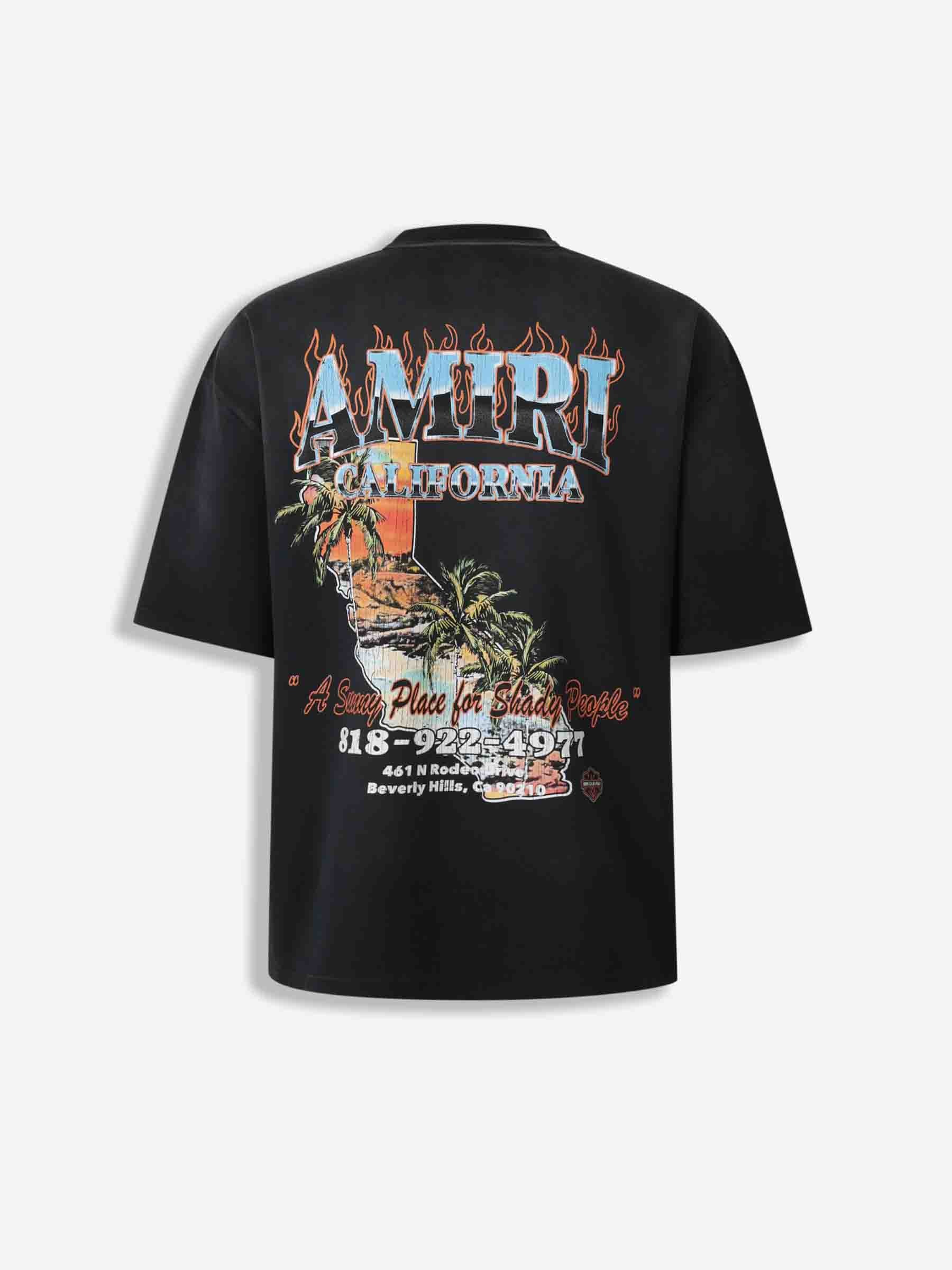 Amiri Hombre Barcelona Camiseta Estampada color Negro sku 553-004410 01 - Foto 2