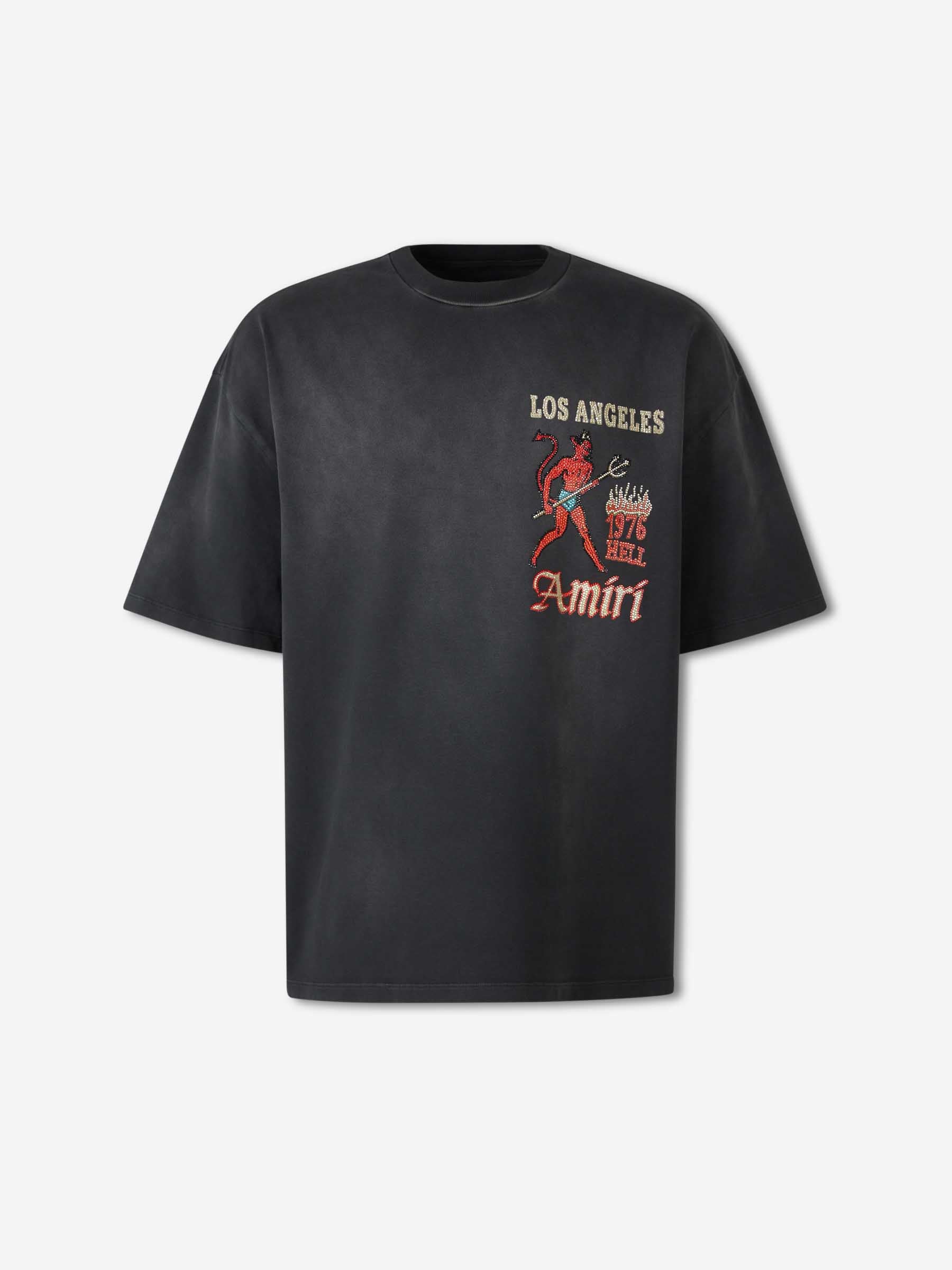 Amiri Hombre Barcelona Camiseta Estampado Los Angeles color Negro sku 553-004419 01 - Foto 1