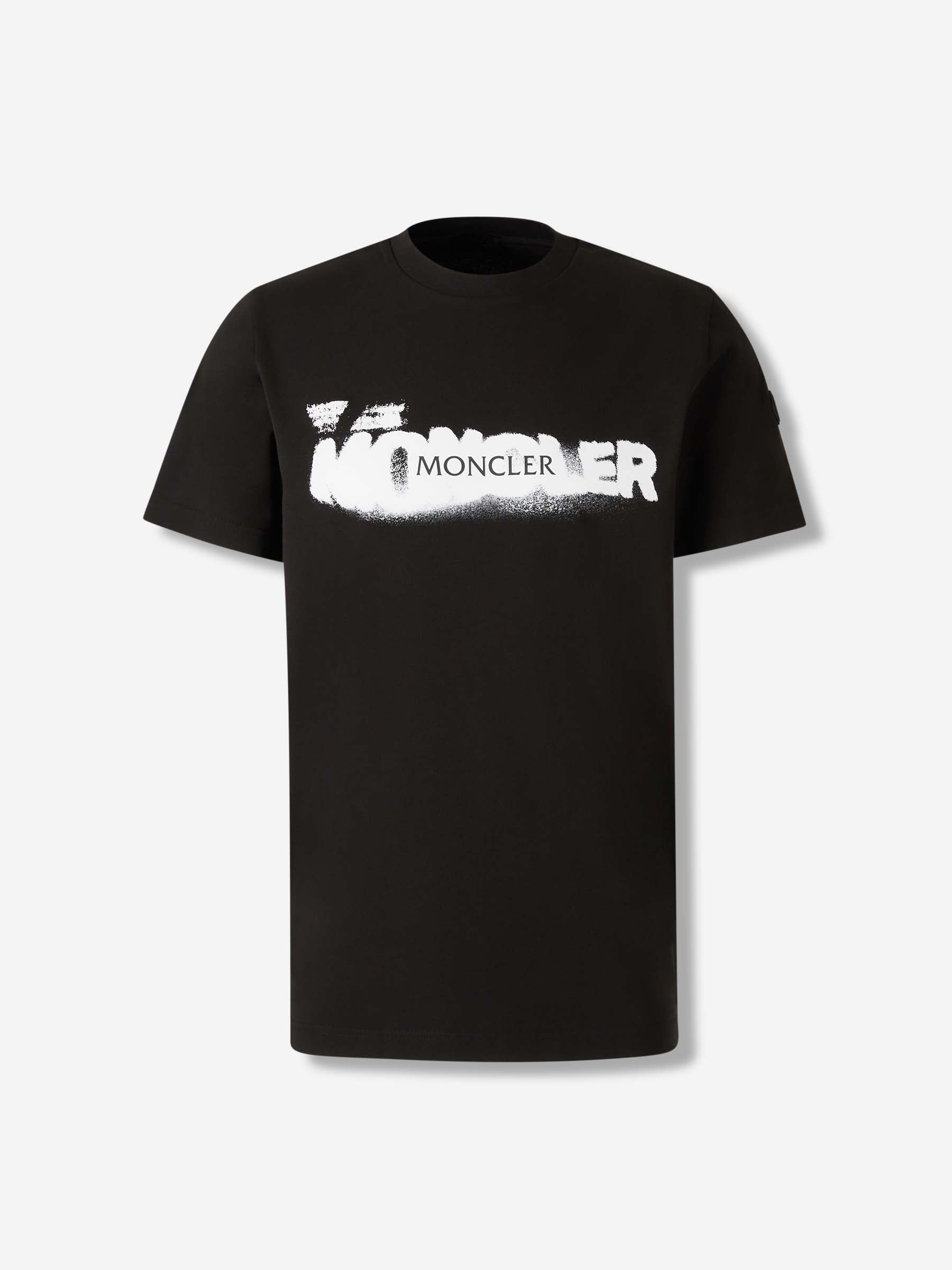 Moncler Hombre Barcelona Camiseta Gráfica Algodón color Blanco sku 553-004420 02 - Foto 1