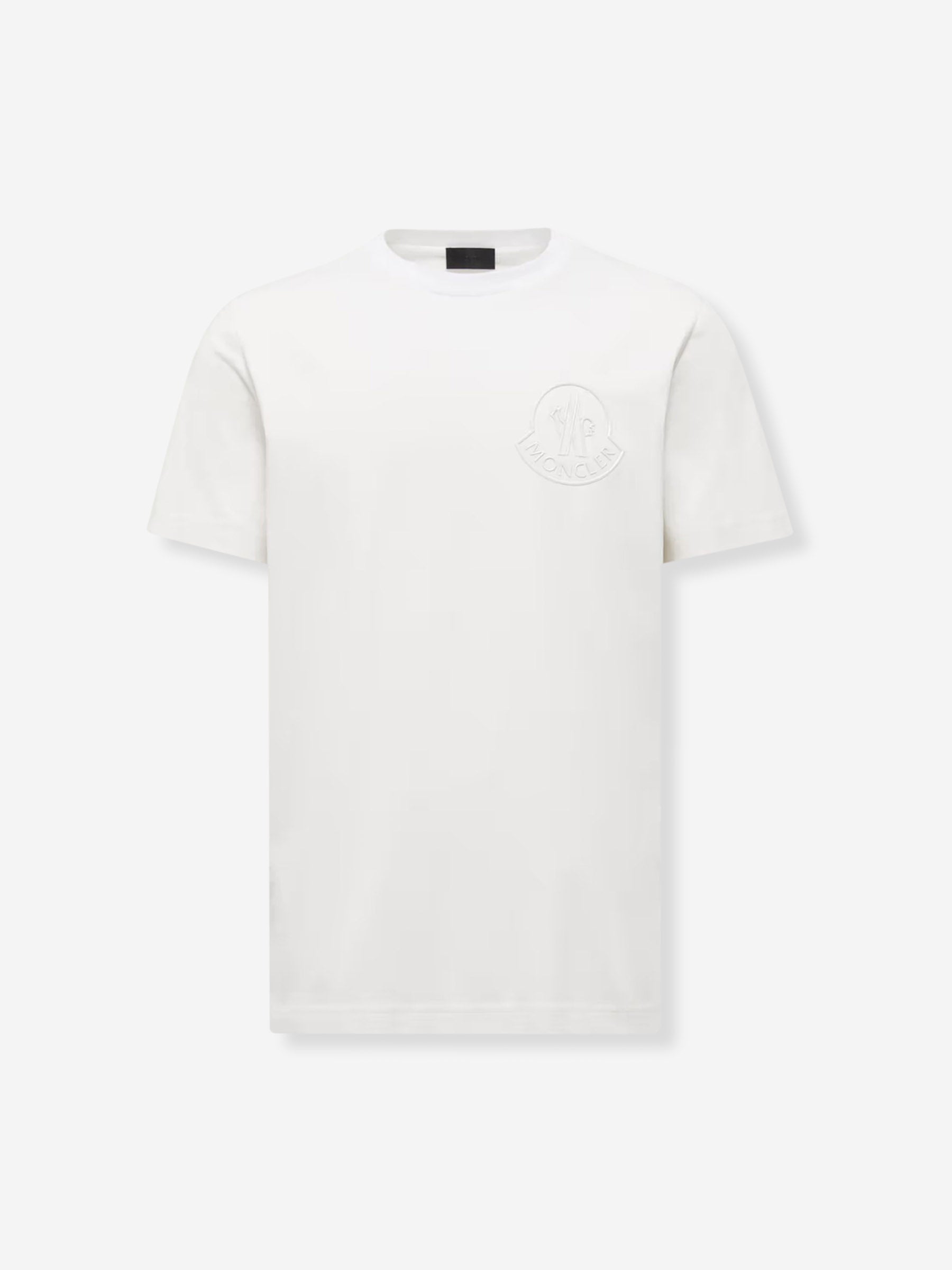 Moncler Hombre Barcelona Camiseta Logo Algodón color Blanco sku 553-004423 01 - Foto 1