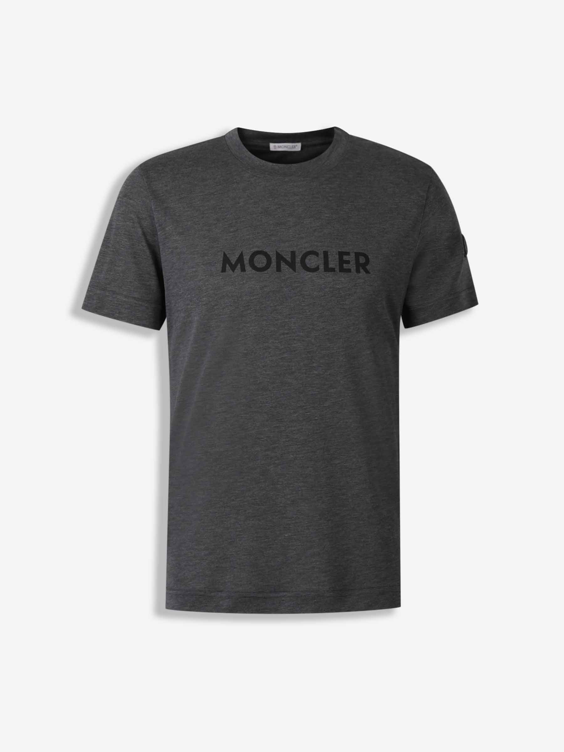 Moncler Hombre Barcelona Camiseta Punto color Gris sku 553-004424 02 - Foto 1