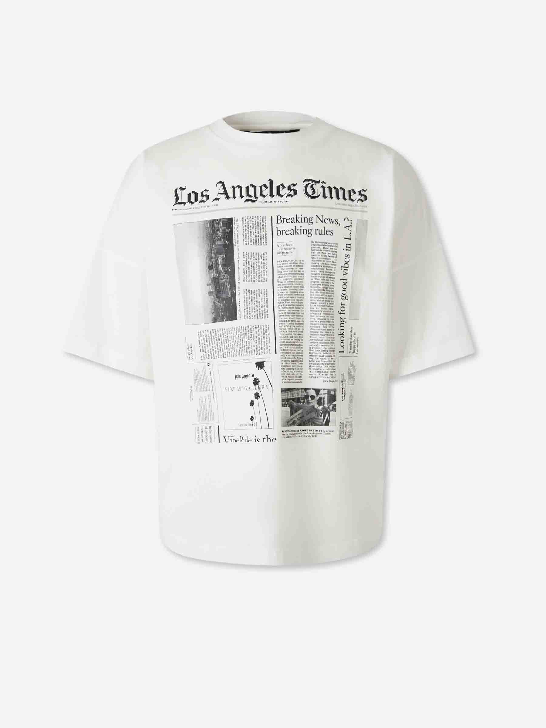 Palm Angels Hombre Barcelona Camiseta Estampada color Blanco sku 553-004428 01 - Foto 1