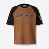 Ami Paris Hombre Barcelona Camiseta con logo bordado color Marrón sku 553-004435 01 - Foto 1