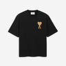 Ami Paris Hombre Barcelona Camiseta Manga Corta Ami de Coeur color Negro sku 553-004439 01 - Foto 1