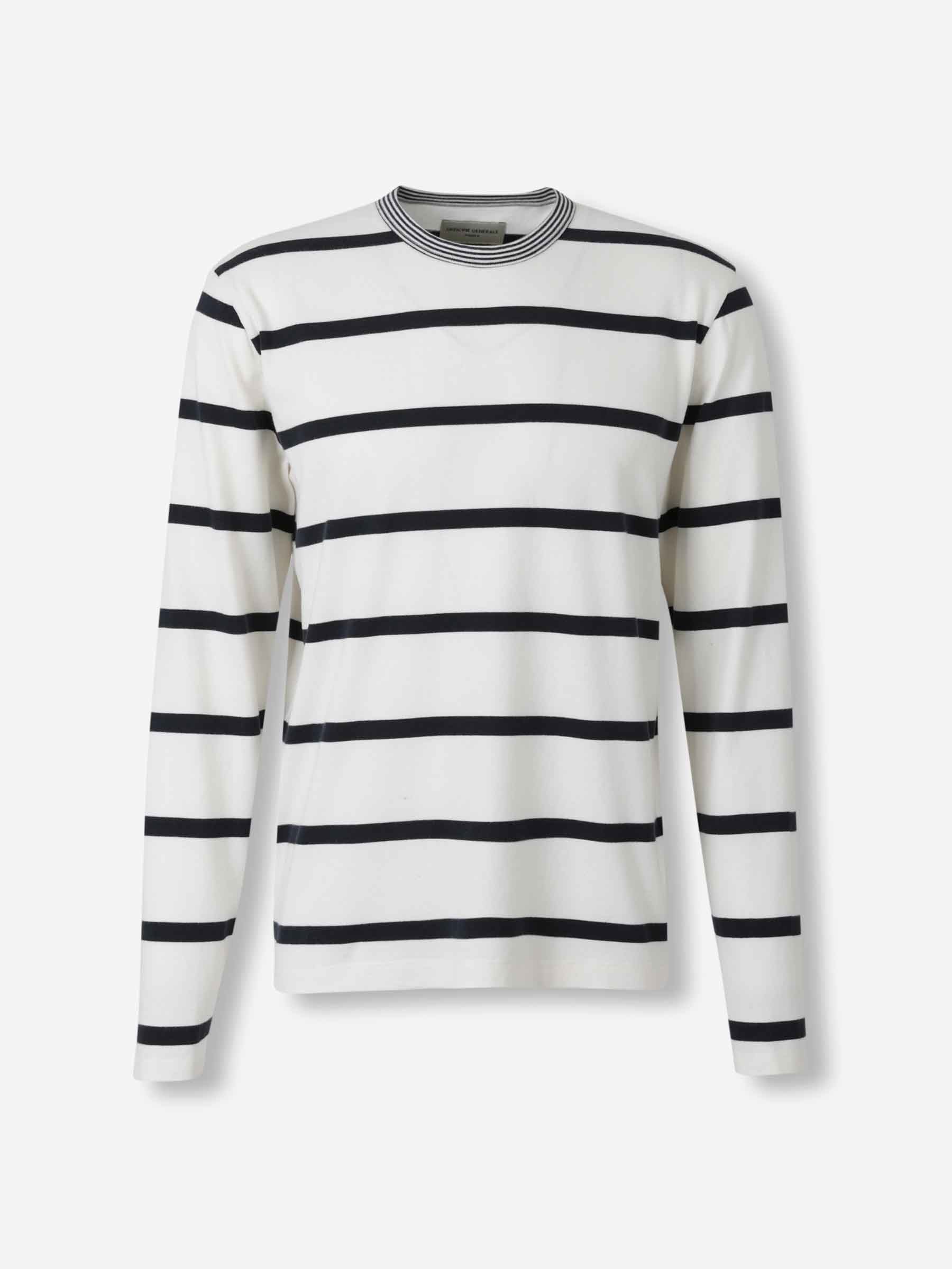Officine Générale Hombre Barcelona Camiseta Manga Larga color Azul Marino sku 553-004441 01 - Foto 1