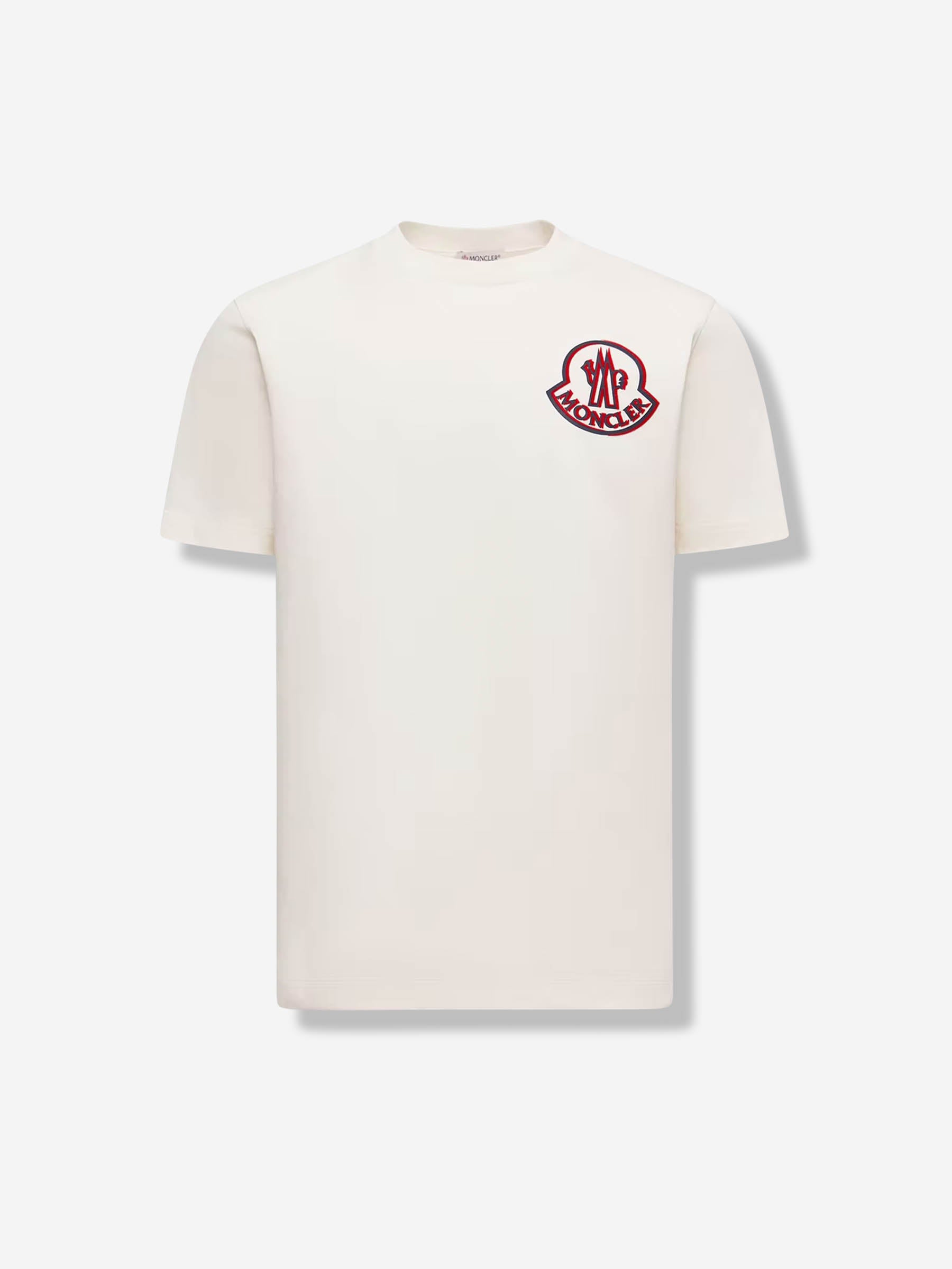 Moncler Hombre Barcelona Camiseta Logo Algodón color Blanco sku 553-004444 01 - Foto 1