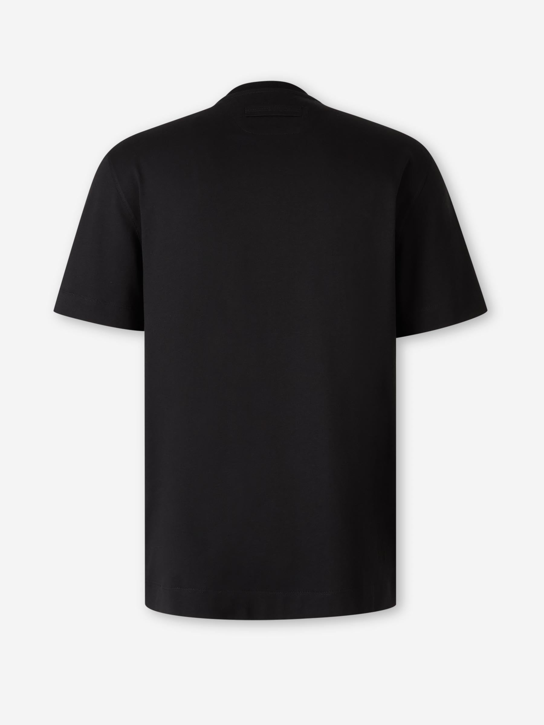 Zegna Hombre Barcelona Camiseta Cuello Redondo color Negro sku 553-004446 02 - Foto 2