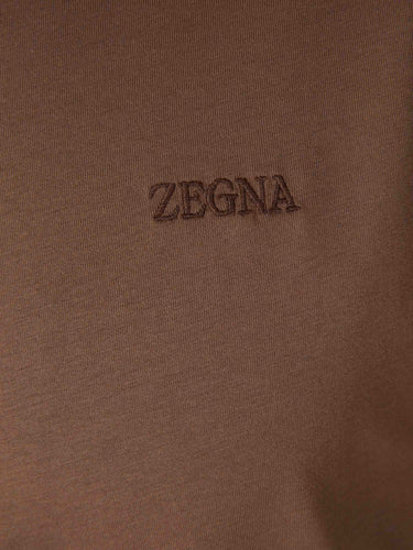Zegna Hombre Barcelona Camiseta Cuello Redondo color Marrón sku 553-004446 04 - Foto 4
