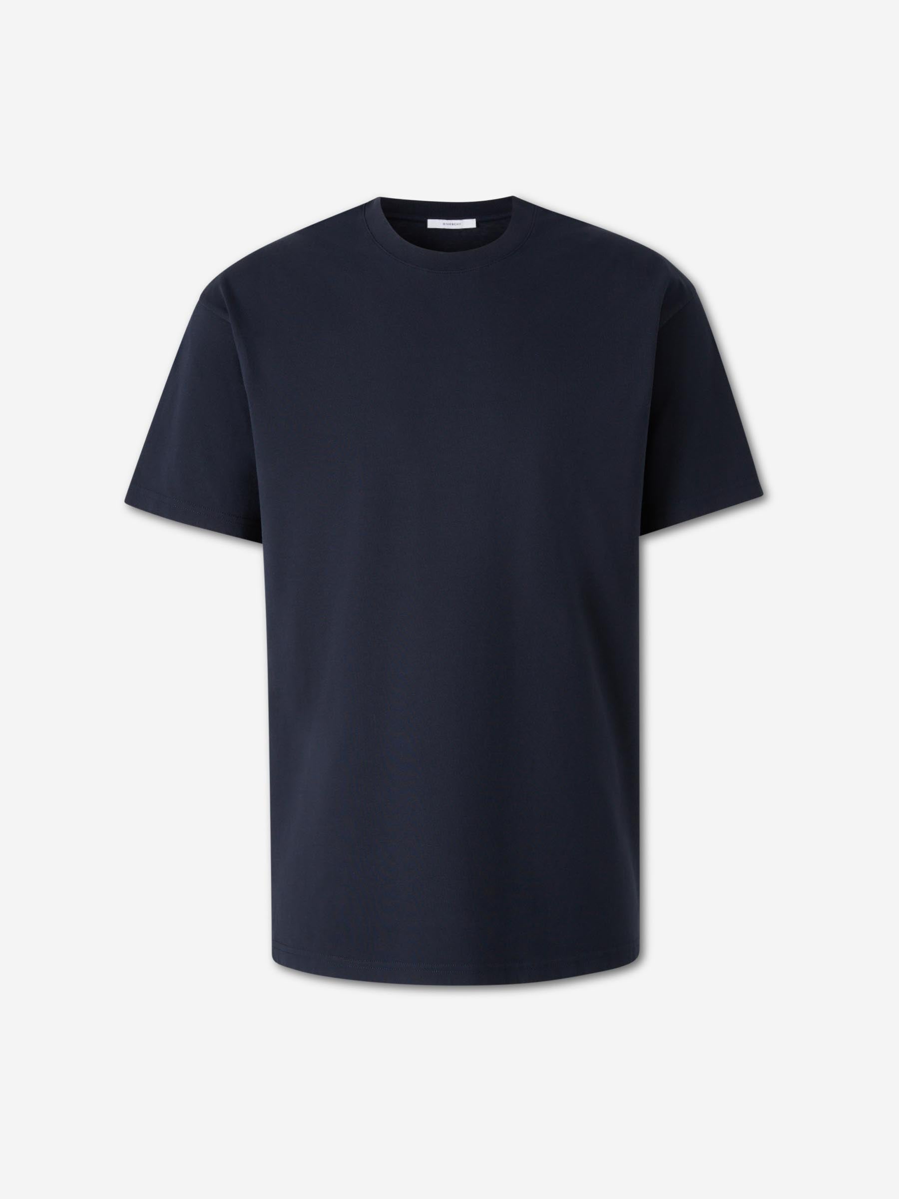 Givenchy Hombre Barcelona Camiseta Logo Estampado color Azul Noche sku 553-004447 02 - Foto 1