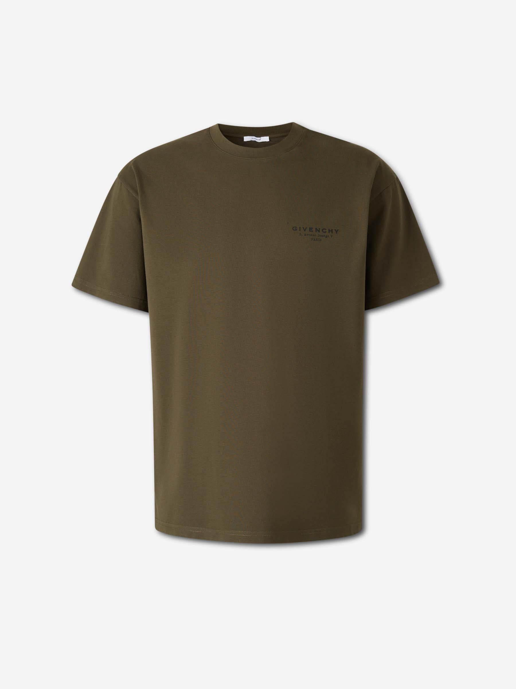 Givenchy Hombre Barcelona Camiseta Algodón Estampado color Verde Militar sku 553-004449 02 - Foto 1