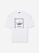 Willy Chavarria Hombre Barcelona Camiseta Cuello Redondo color Blanco sku 553-004450 01 - Foto 1