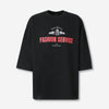 Willy Chavarria Hombre Barcelona Camiseta Oversize Buffalo color Negro sku 553-004452 01 - Foto 1