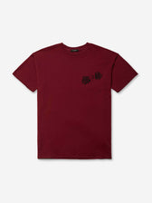 Willy Chavarria Hombre Barcelona Camiseta Willy Label Easy Tee color Burdeos sku 553-004453 01 - Foto 1
