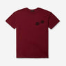 Willy Chavarria Hombre Barcelona Camiseta Willy Label Easy Tee color Burdeos sku 553-004453 01 - Foto 1