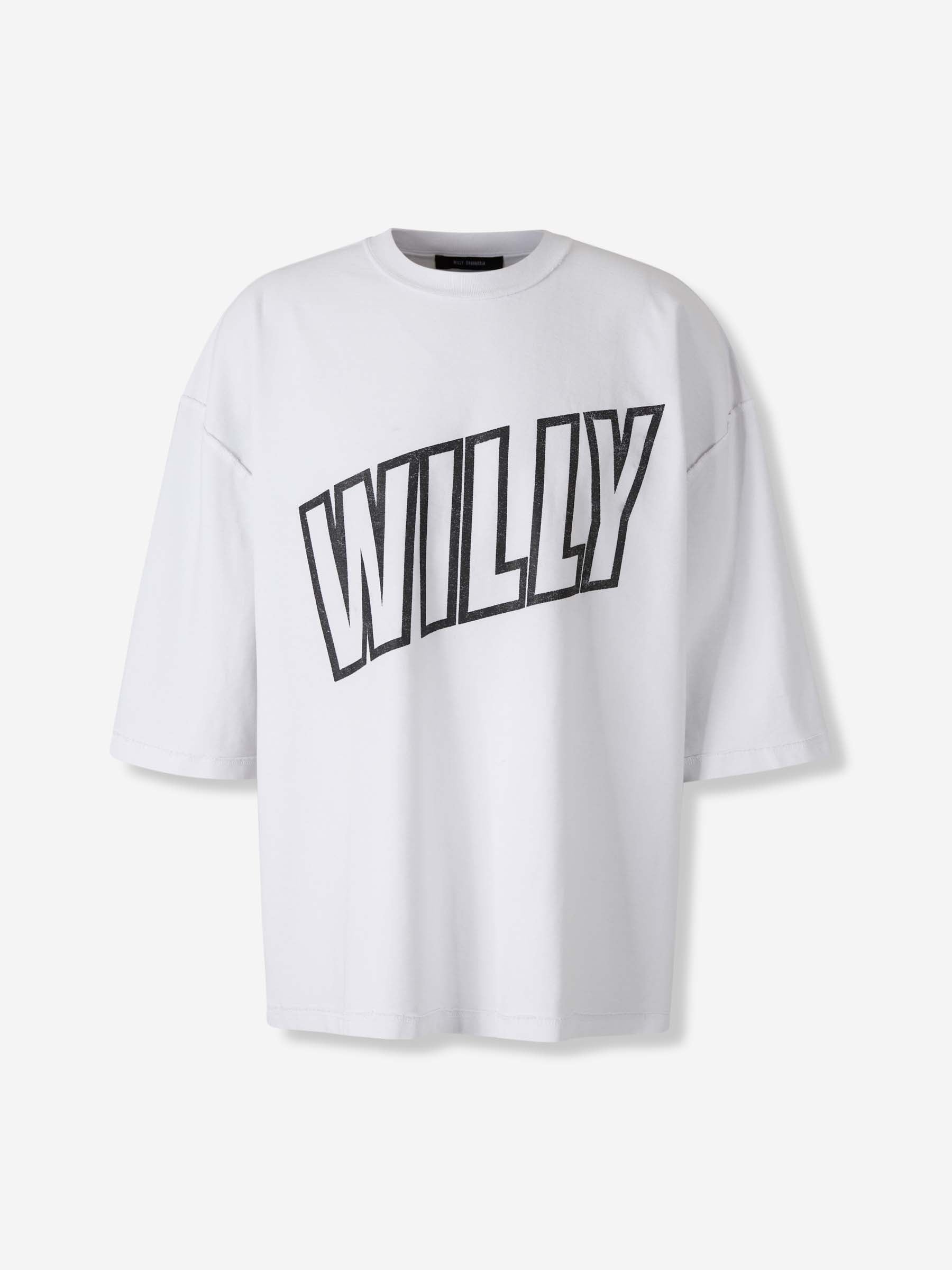 Willy Chavarria Hombre Barcelona Camiseta Cuello Redondo color Blanco sku 553-004455 01 - Foto 1