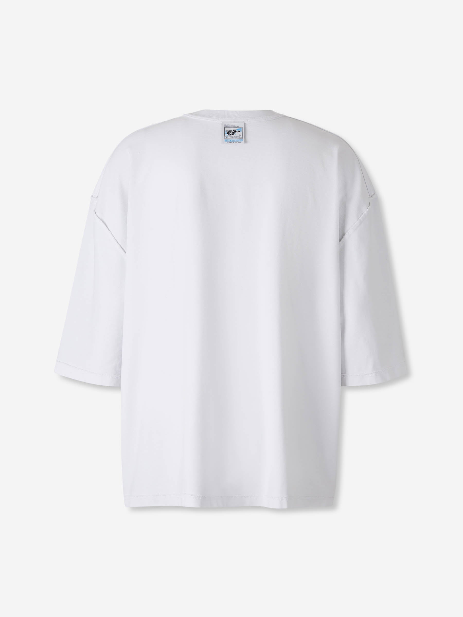 Willy Chavarria Hombre Barcelona Camiseta Cuello Redondo color Blanco sku 553-004455 01 - Foto 2