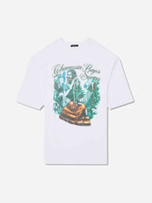 Willy Chavarria Hombre Barcelona Camiseta Cuello Redondo color Blanco sku 553-004456 01 - Foto 1