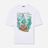 Willy Chavarria Hombre Barcelona Camiseta Cuello Redondo color Blanco sku 553-004456 01 - Foto 1