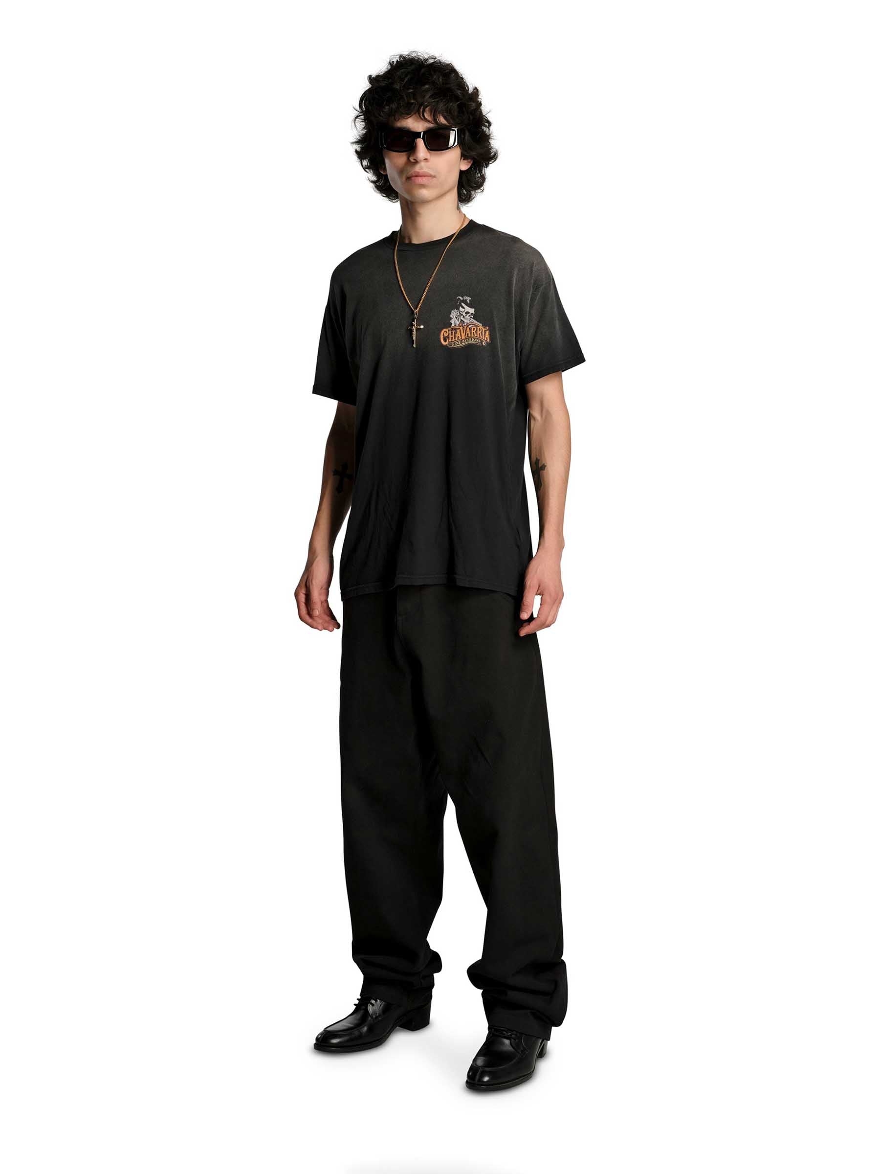 Willy Chavarria Hombre Barcelona Camiseta Pomade color Negro sku 553-004458 01 - Foto 2