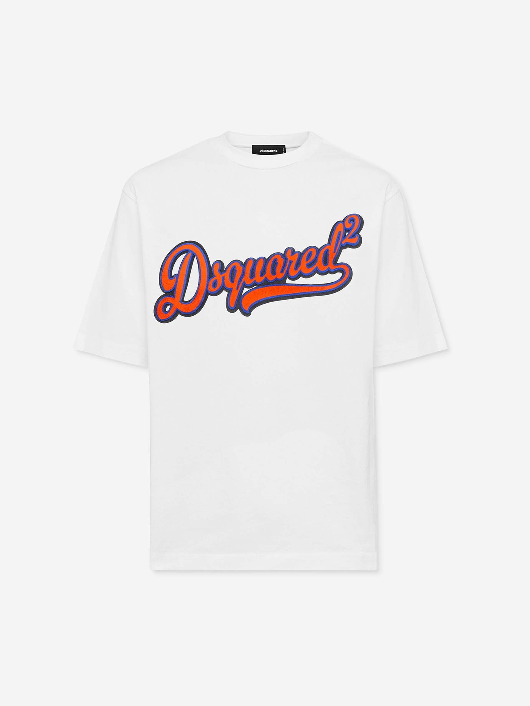 Dsquared2 Hombre Barcelona Camiseta Algodón Logo color Blanco sku 553-004464 01 - Foto 1