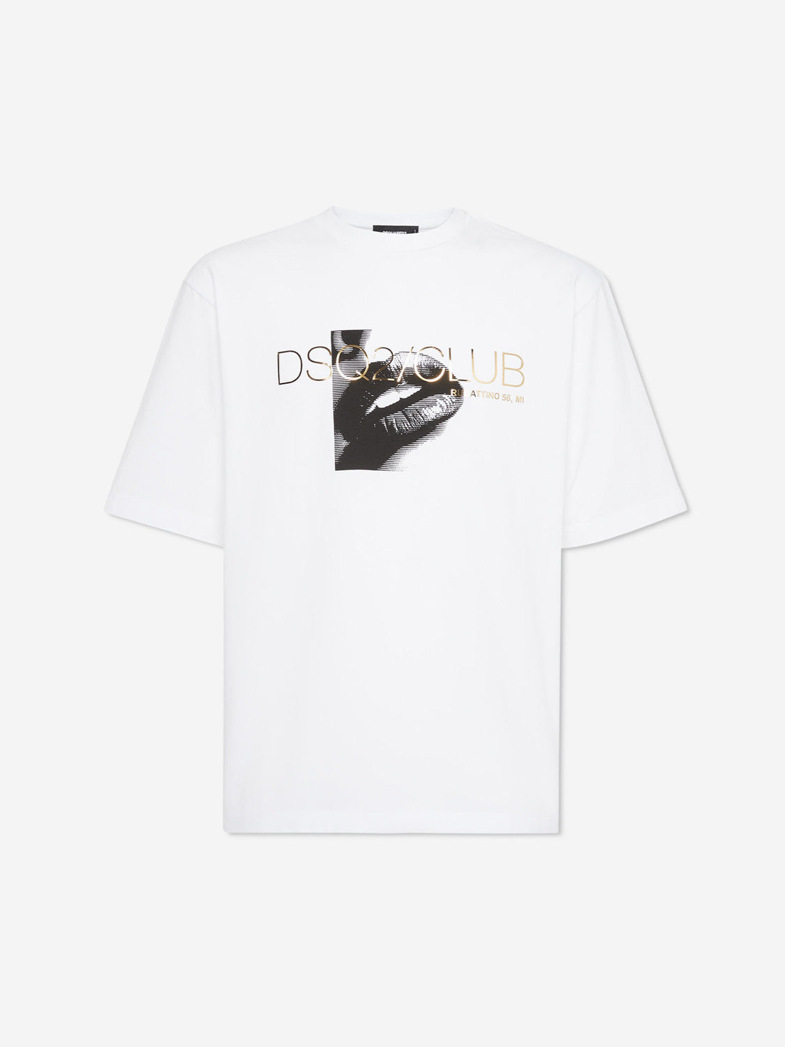 Dsquared2 Hombre Barcelona Camiseta Gráfica Algodón color Blanco sku 553-004472 01 - Foto 1