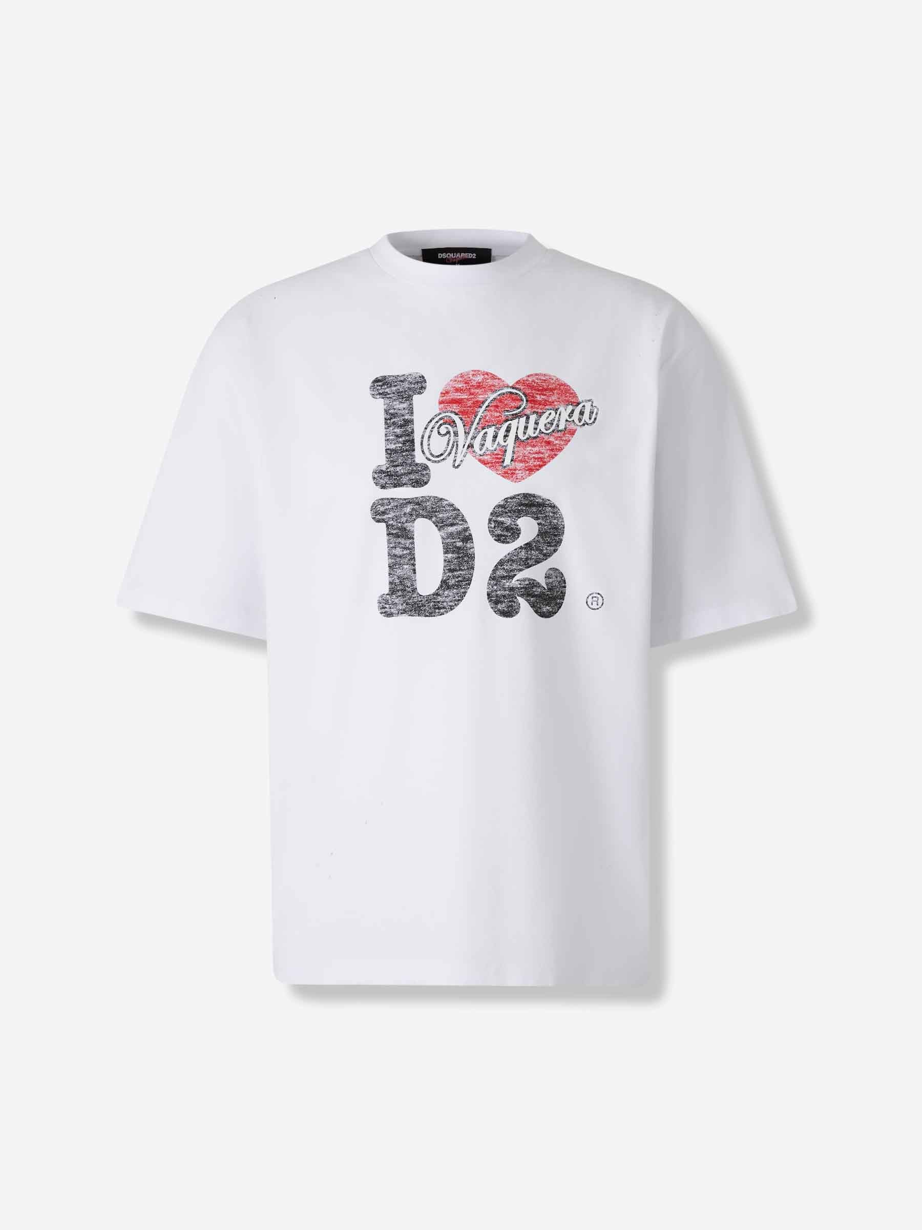 Dsquared2 Hombre Barcelona Camiseta Cuello Redondo color Blanco sku 553-004475 01 - Foto 1