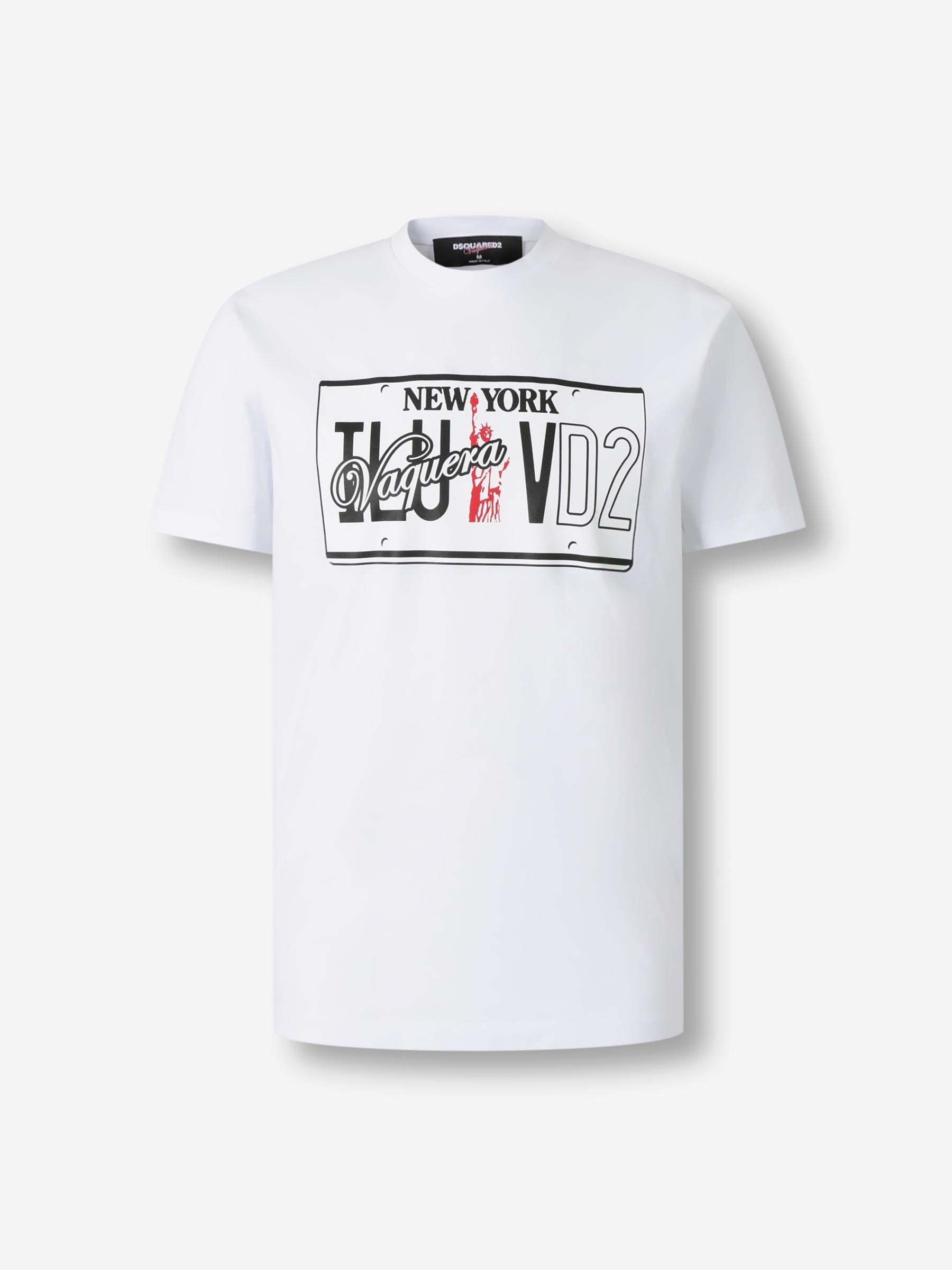 Dsquared2 Hombre Barcelona Camiseta Manga Corta color Blanco sku 553-004476 01 - Foto 1