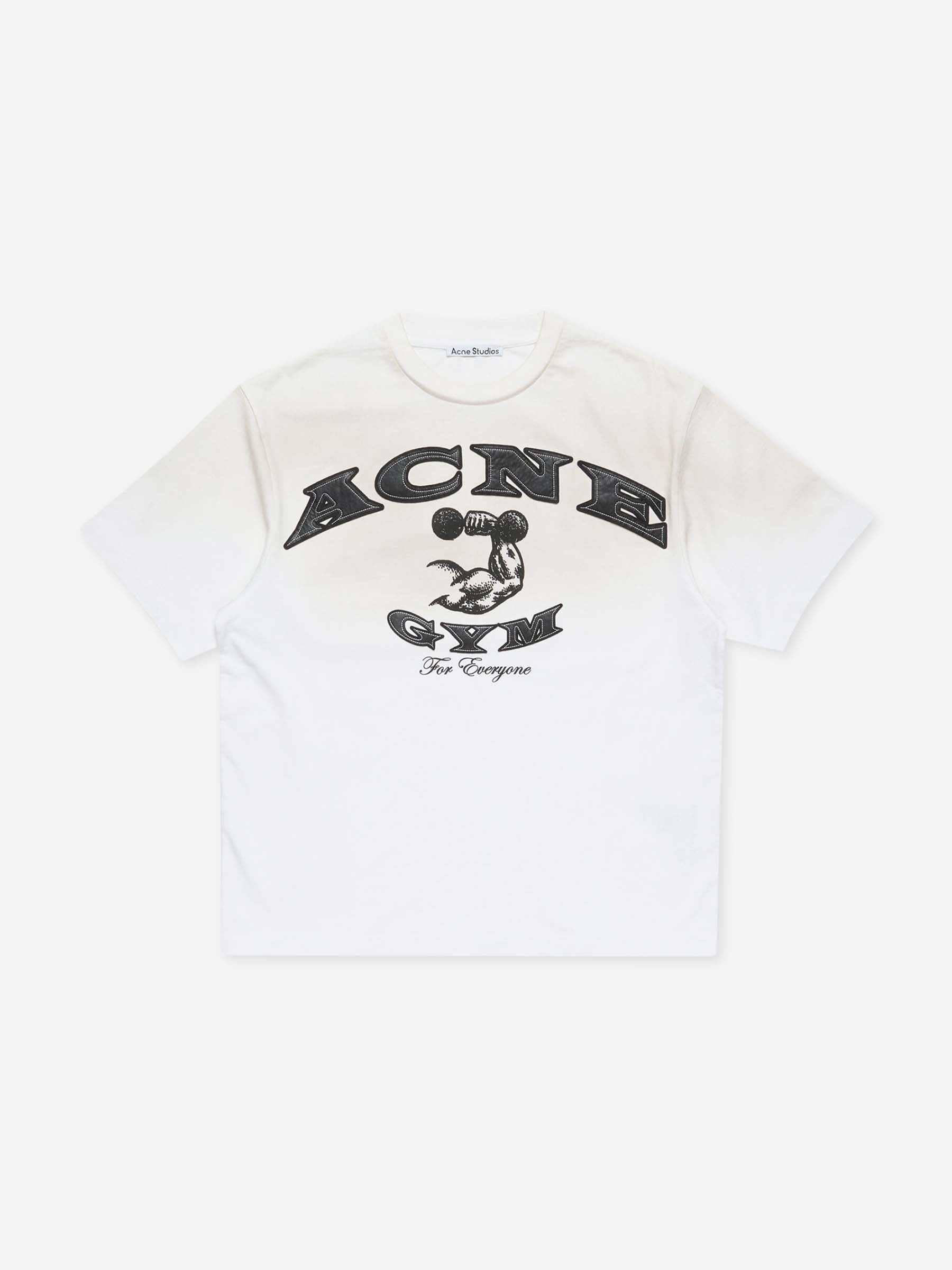 Acne Studios Hombre Barcelona Camiseta Cuello redondo color Blanco sku 553-004478 01 - Foto 1