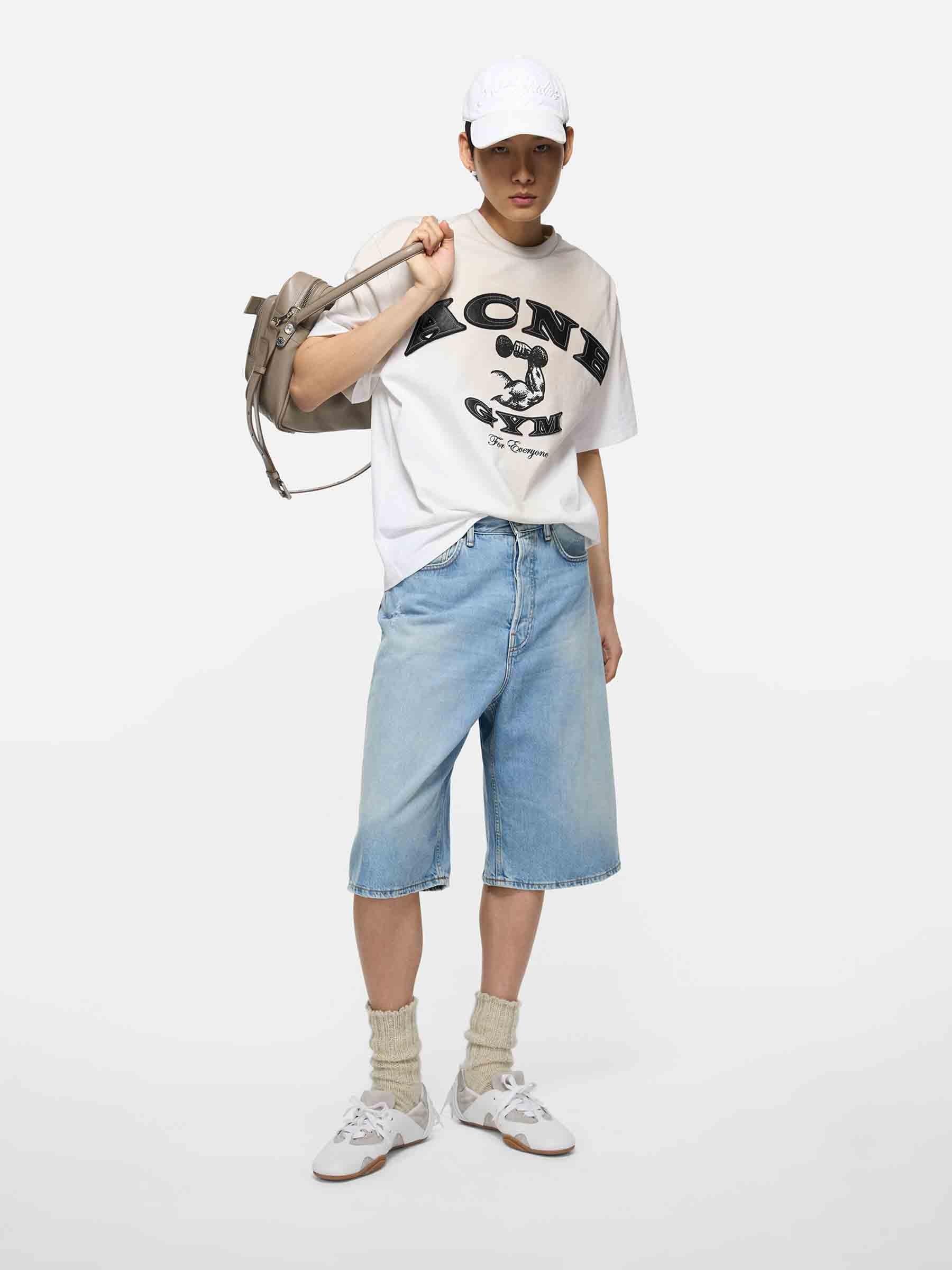Acne Studios Hombre Barcelona Camiseta Cuello redondo color Blanco sku 553-004478 01 - Foto 2