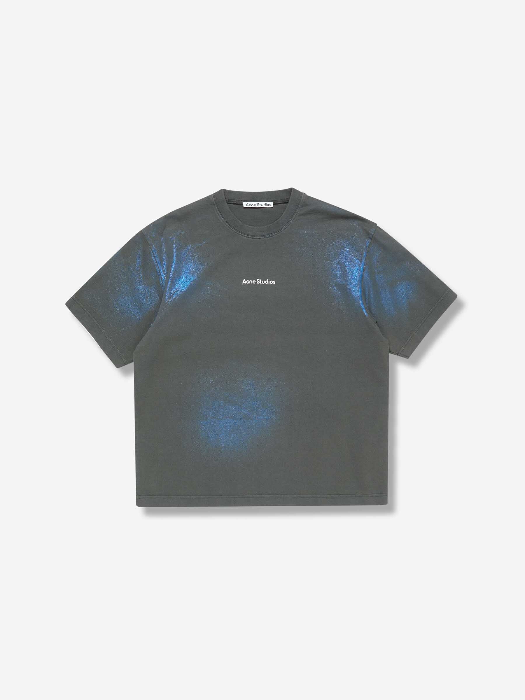 Acne Studios Hombre Barcelona Camiseta Logo Estampado color Azul sku 553-004482 01 - Foto 1