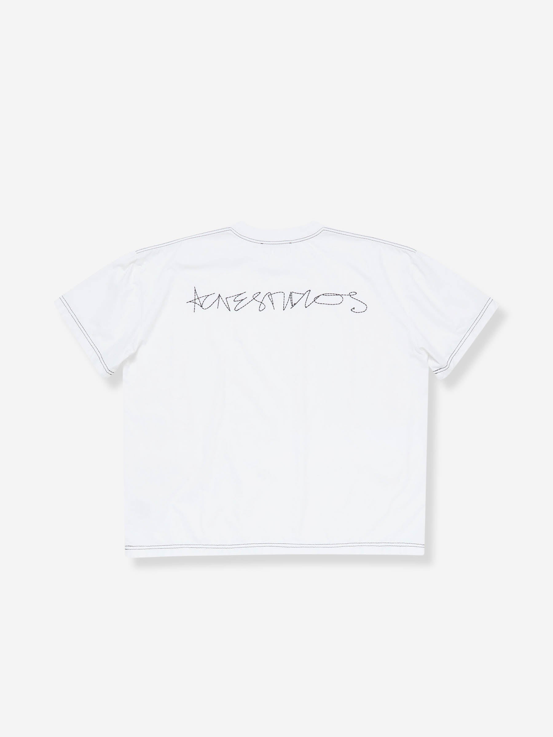 Acne Studios Hombre Barcelona Camiseta Logo color Blanco sku 553-004483 02 - Foto 1