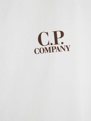 C.P. Company Hombre Barcelona Camiseta Cuello Redondo color Blanco sku 553-004491 01 - Foto 4