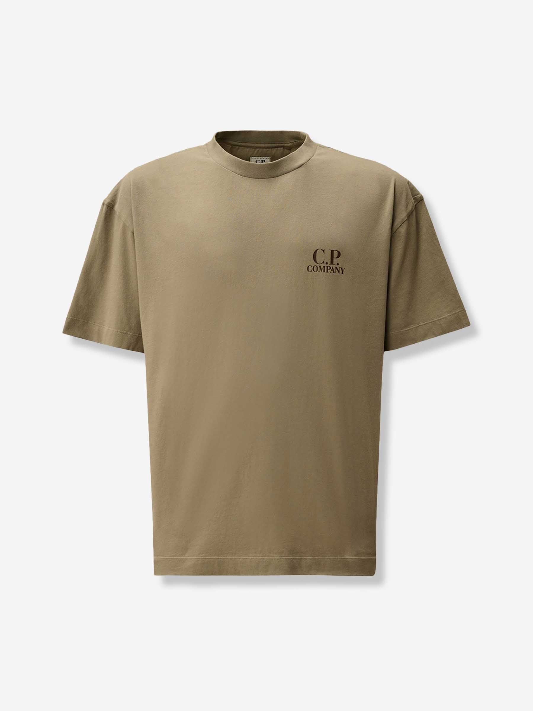 C.P. Company Hombre Barcelona Camiseta Cuello Redondo color Taupe sku 553-004491 02 - Foto 1
