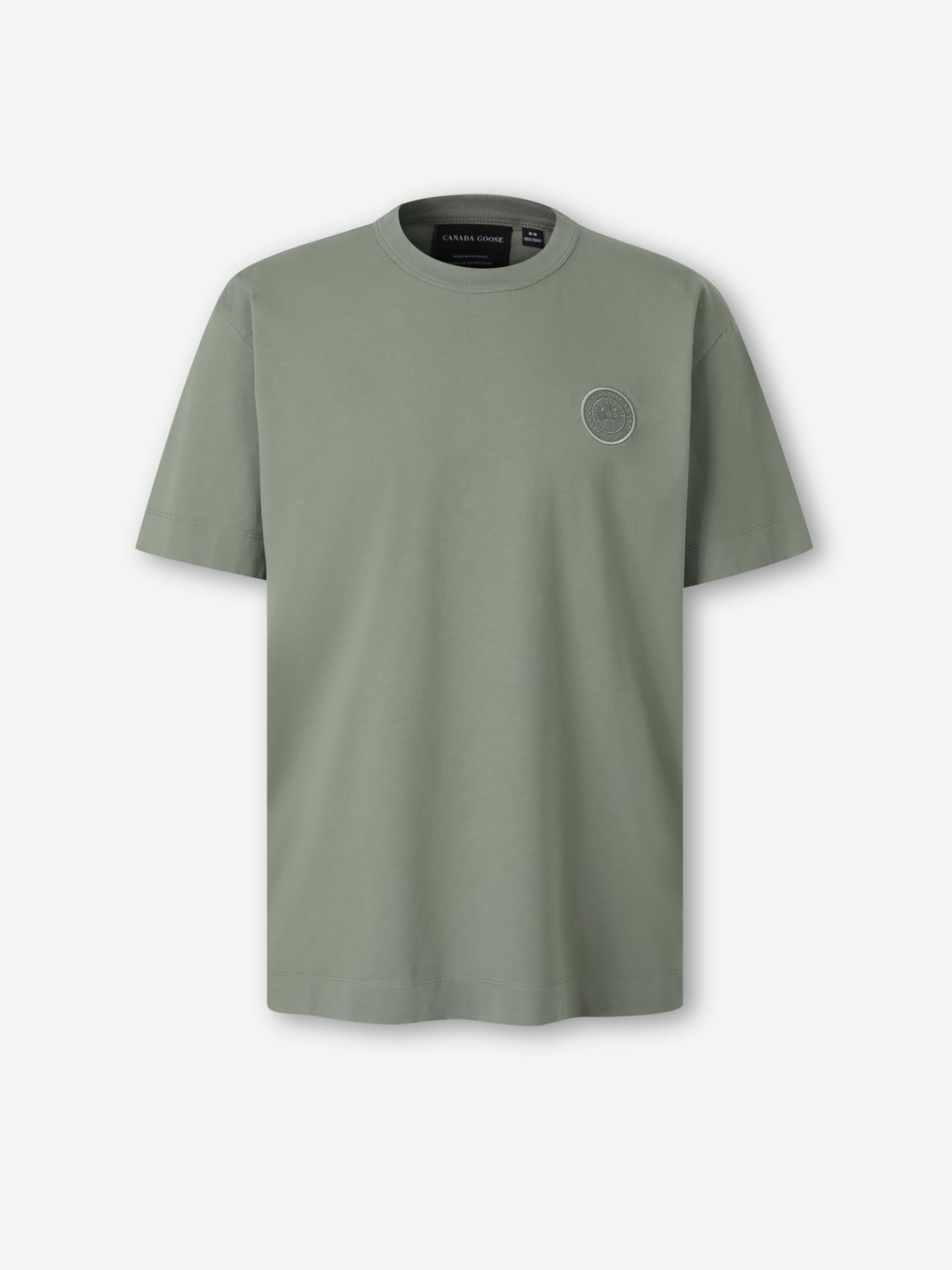 Canada Goose Hombre Barcelona Camiseta Logo Algodón color Verde Manzana sku 553-004497 03 - Foto 1