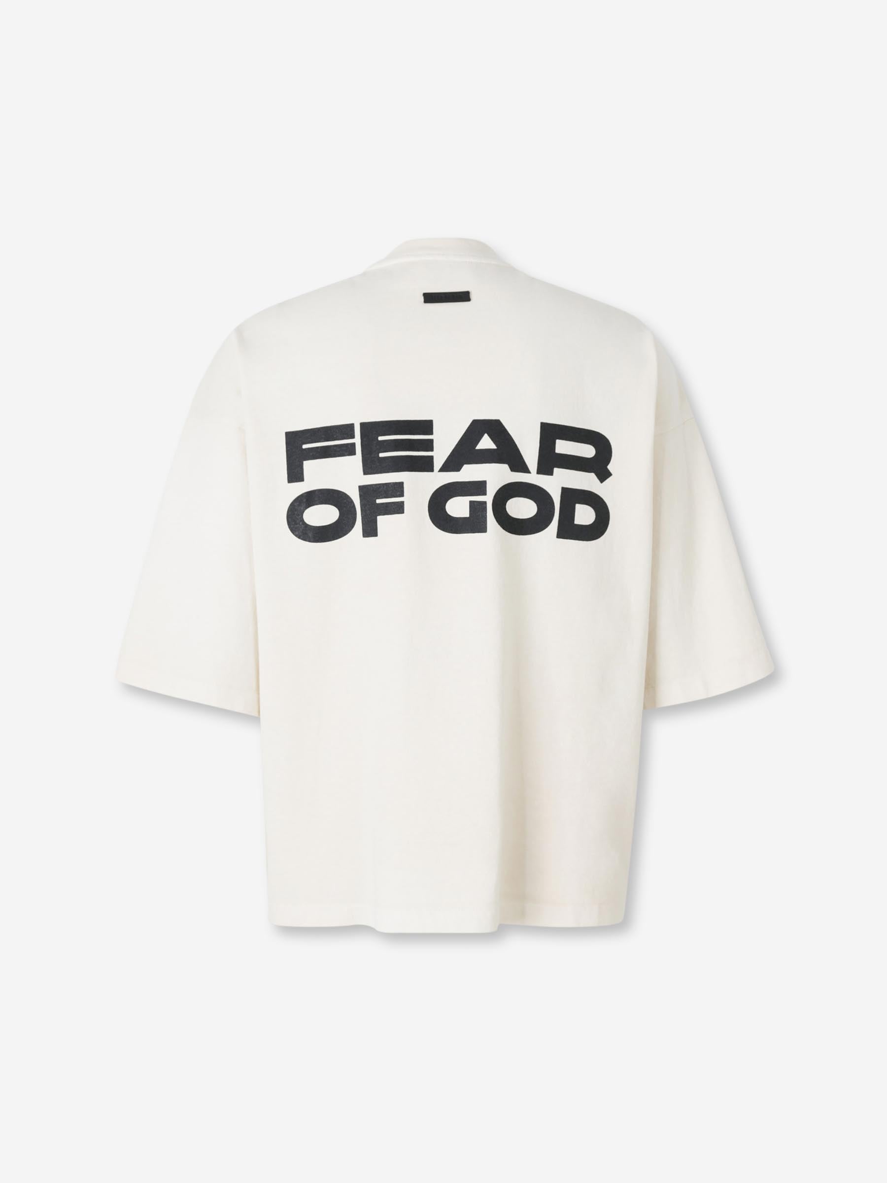 Fear of God Hombre Barcelona Camiseta Cuello Redondo color Crema sku 553-004499 01 - Foto 2