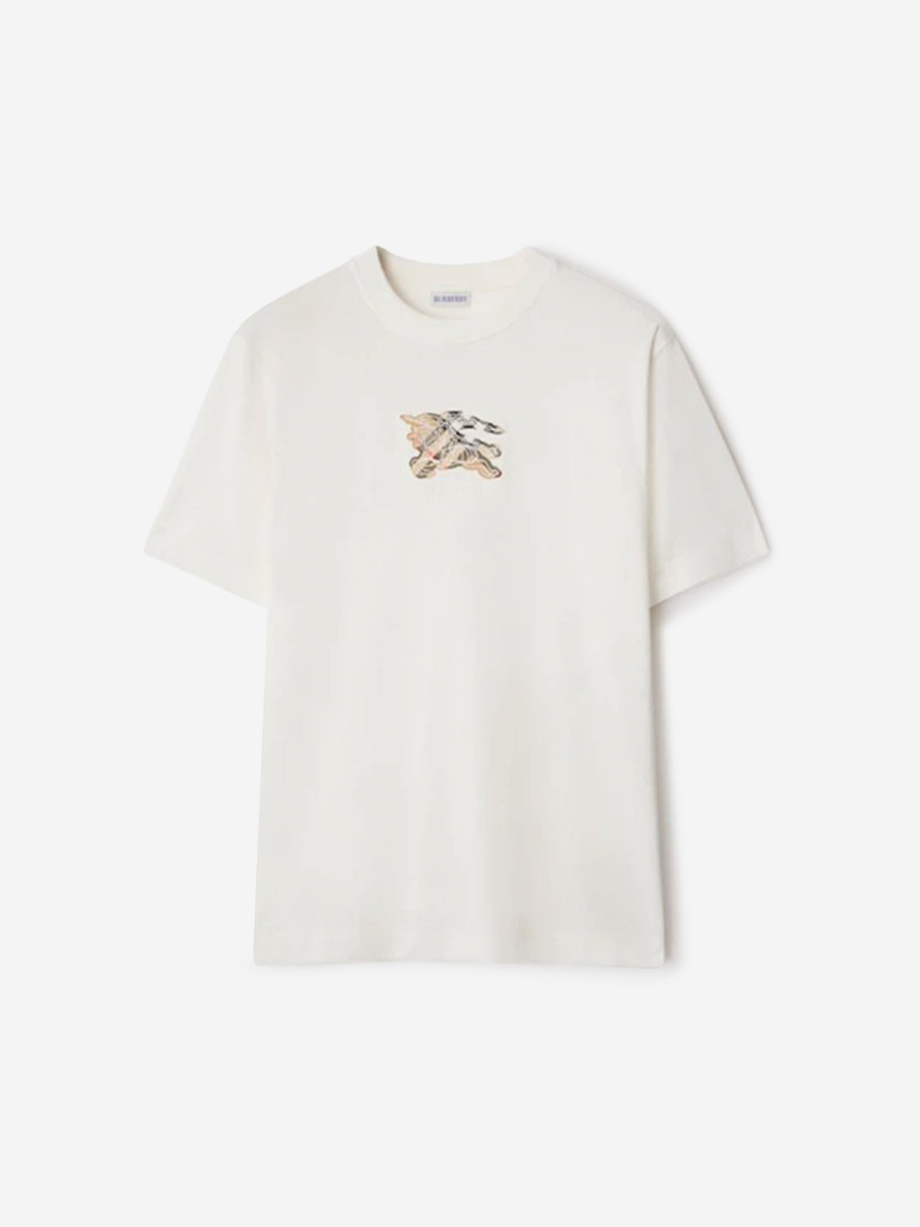 Burberry Hombre Barcelona Camiseta Logo Algodón color Gris Oscuro sku 553-004504 01 - Foto 1