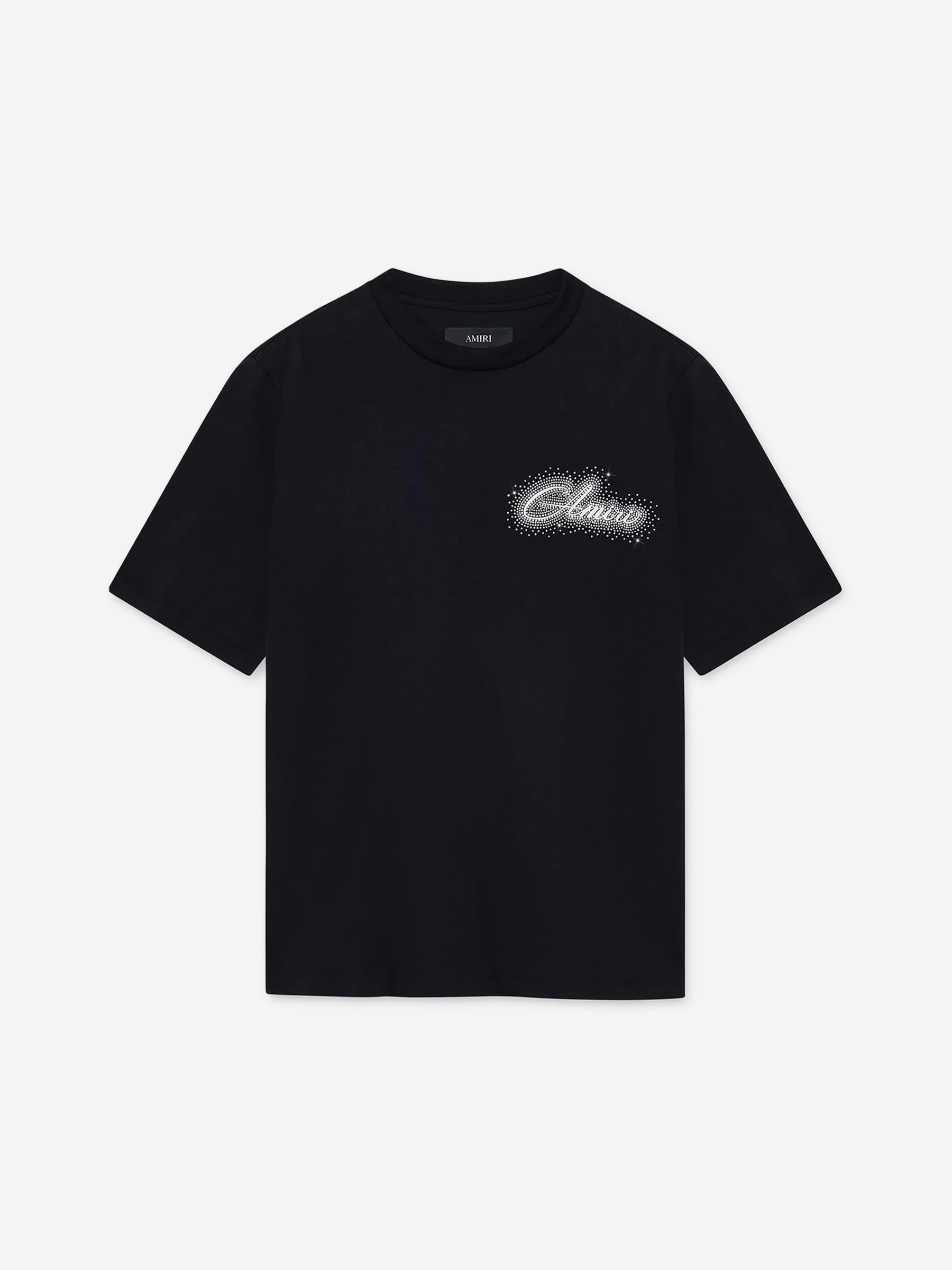 Amiri Hombre Barcelona Camiseta Crystal Script color Negro sku 553-004509 01 - Foto 1