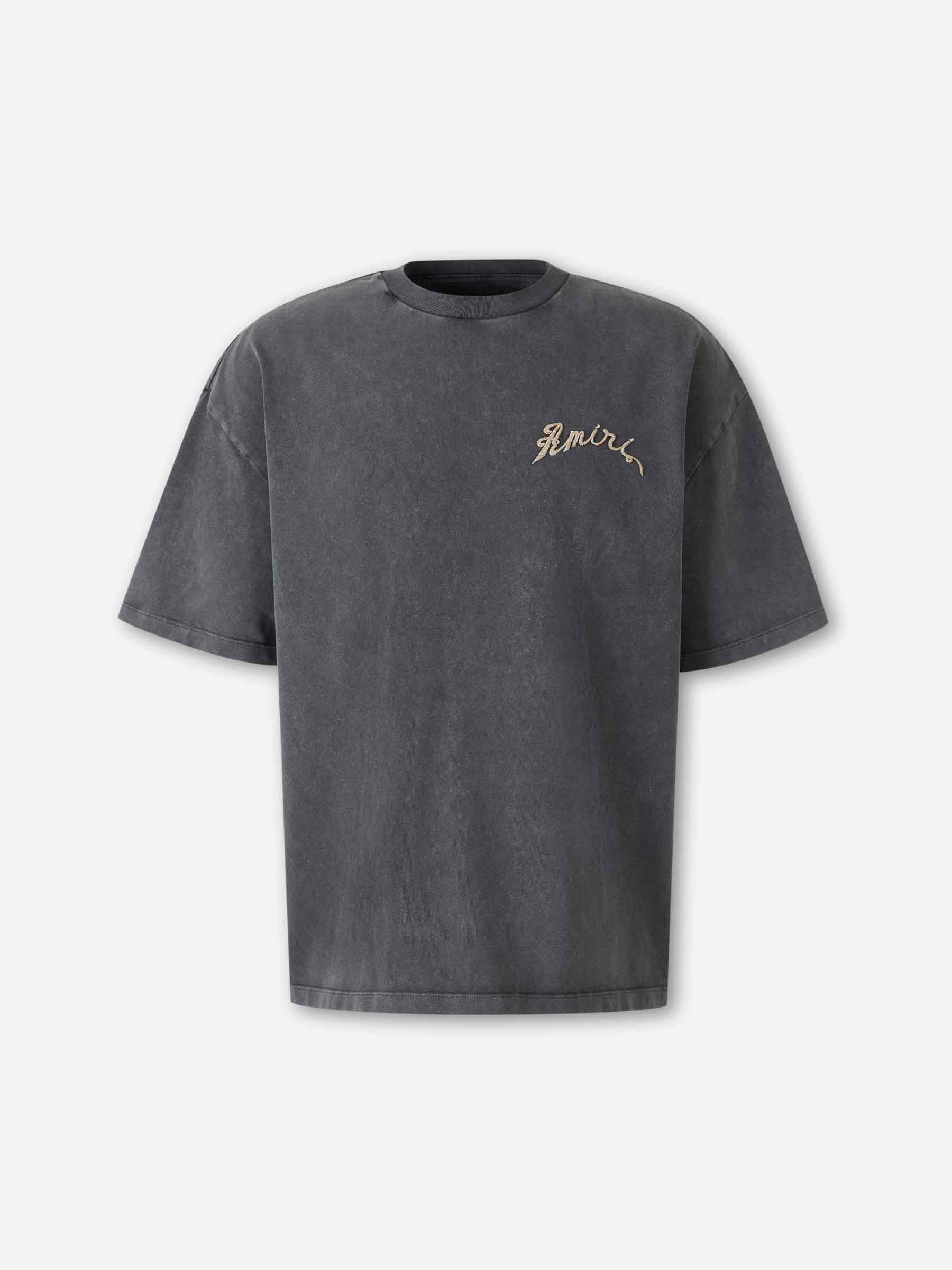 Amiri Hombre Barcelona Camiseta Cuello Redondo color Gris Antracita sku 553-004512 01 - Foto 1