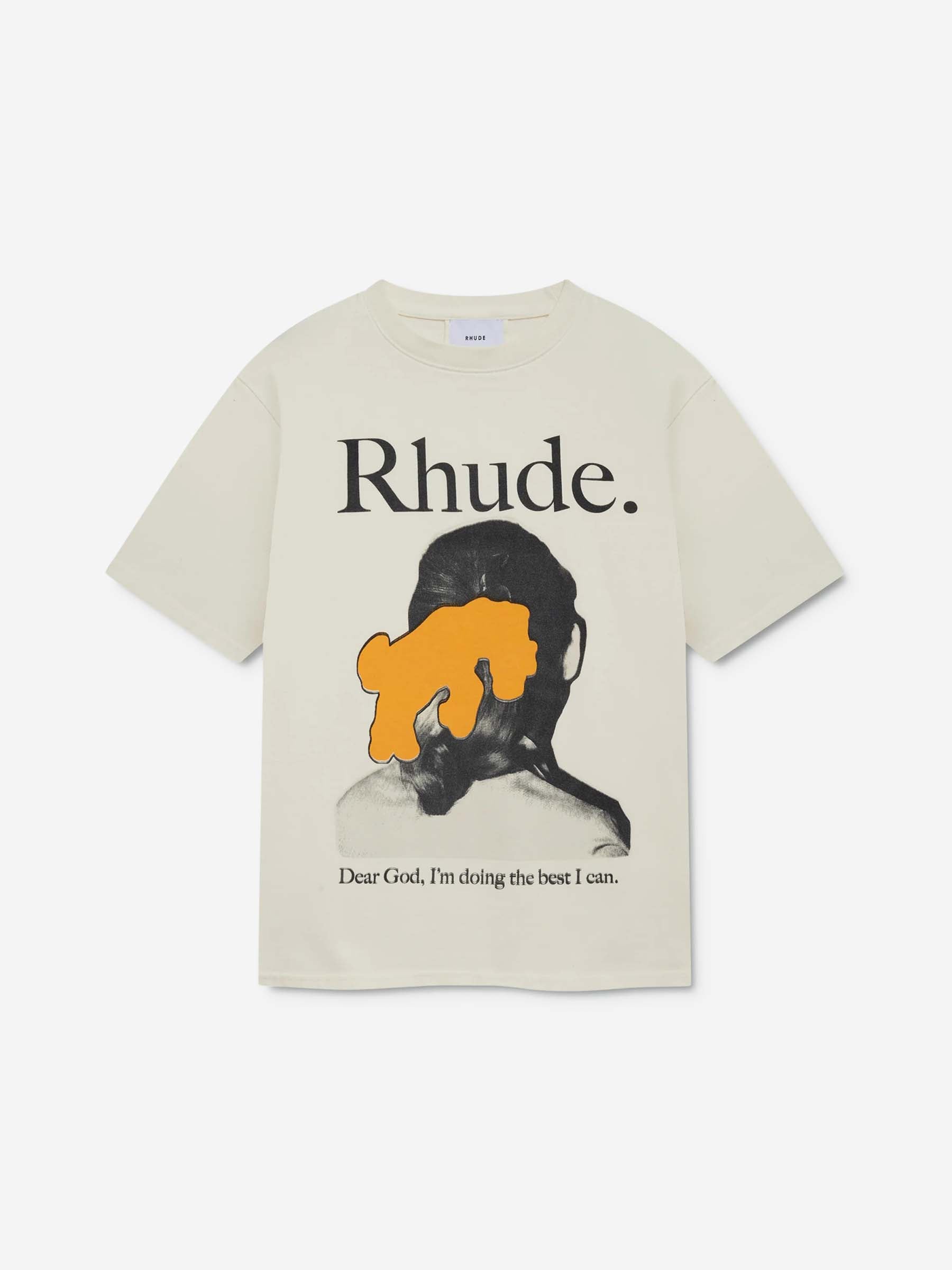 Rhude Hombre Barcelona Camiseta Ponytail color Crema sku 553-004515 01 - Foto 1