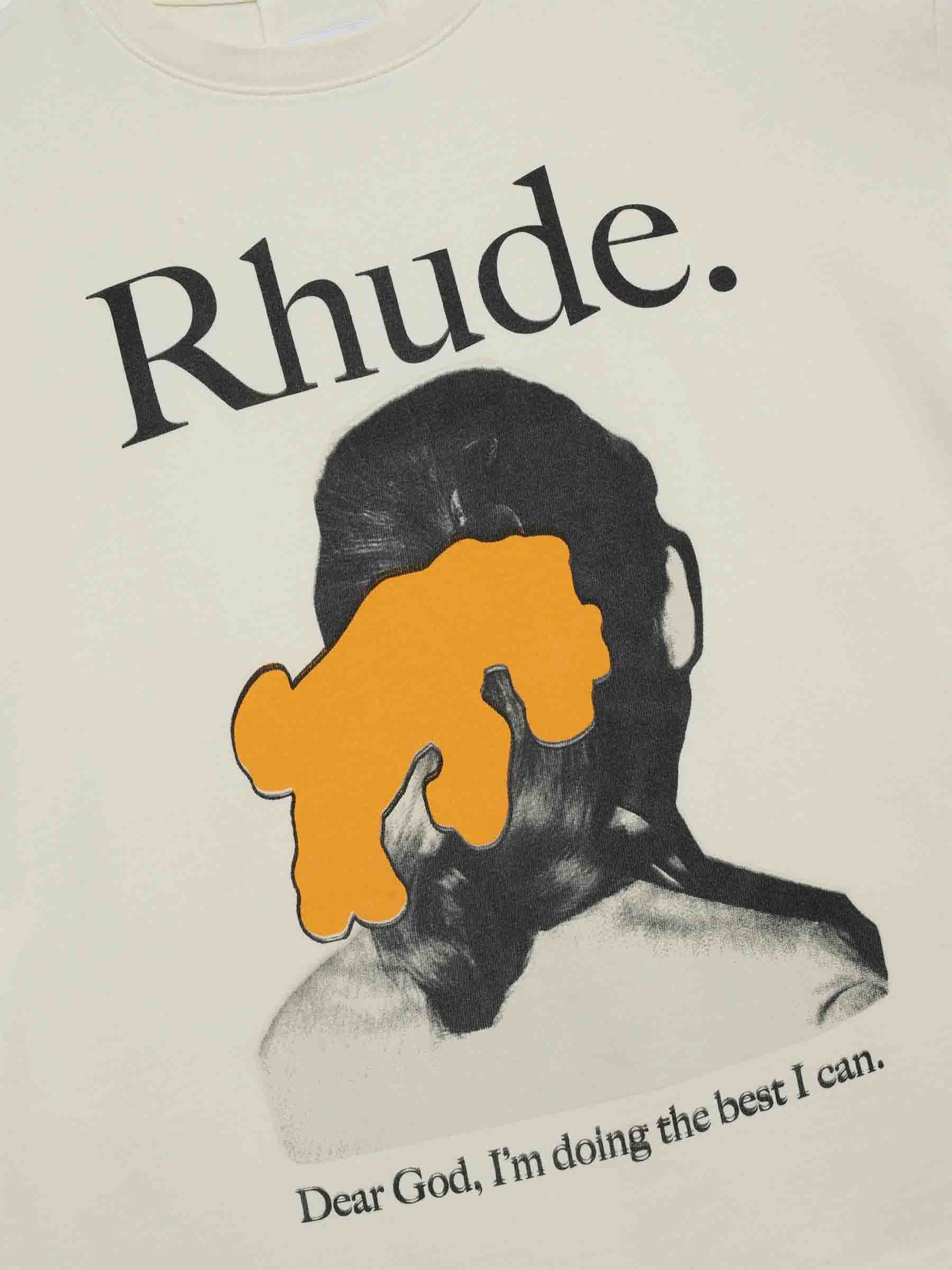Rhude Hombre Barcelona Camiseta Ponytail color Crema sku 553-004515 01 - Foto 2