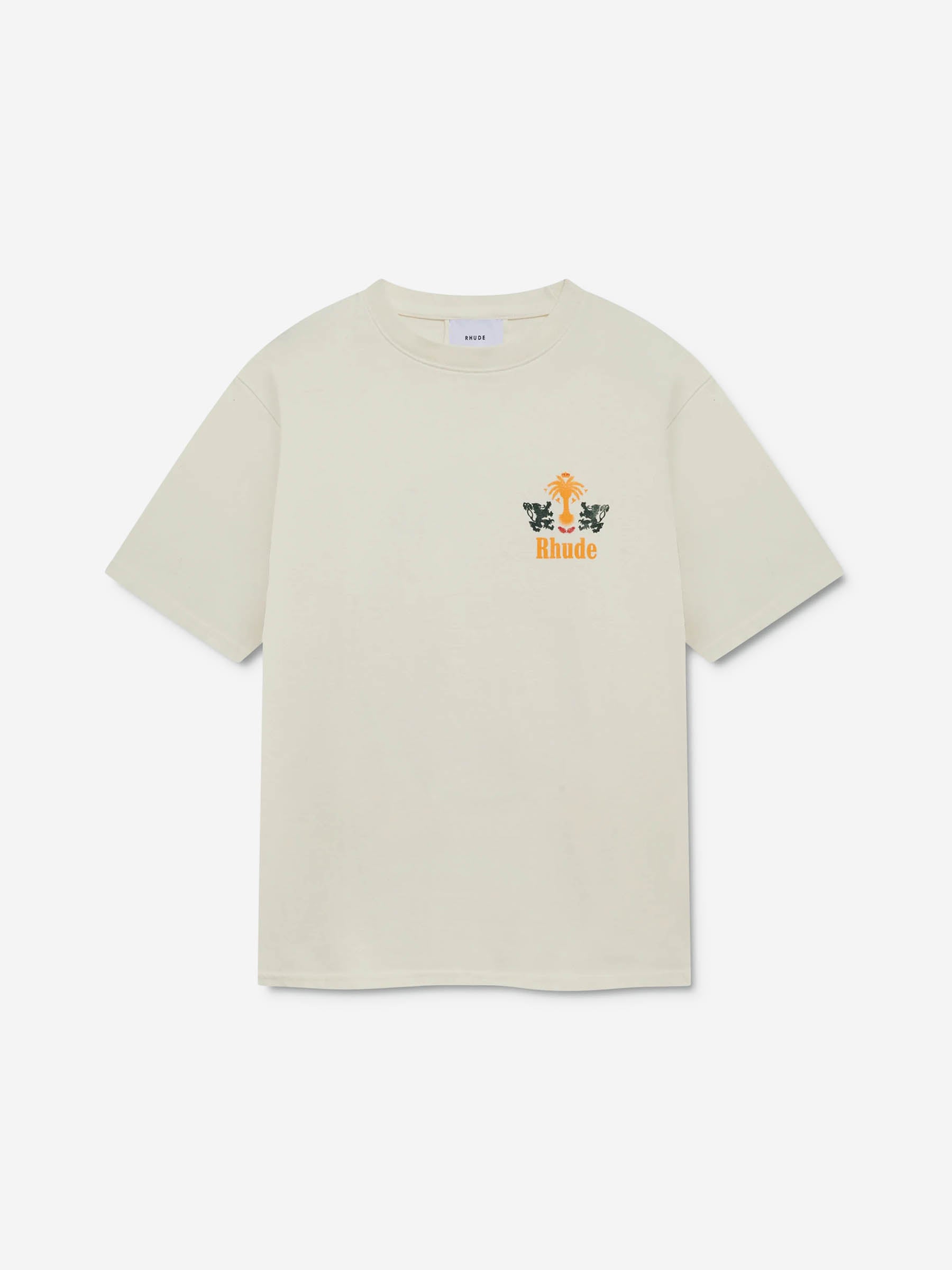 Rhude Hombre Barcelona Camiseta Tabaco color Crema sku 553-004516 01 - Foto 1