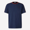 Alexander McQueen Hombre Barcelona Camiseta Cuello Redondo color Azul Marino sku 553-004521 01 - Foto 1