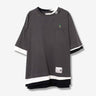 Maison Mihara Yasuhiro Hombre Barcelona Camiseta Cuello Redondo color Negro sku 553-004522 01 - Foto 1