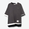 Maison Mihara Yasuhiro Hombre Barcelona Camiseta Cuello Redondo color Negro sku 553-004522 01 - Foto 1